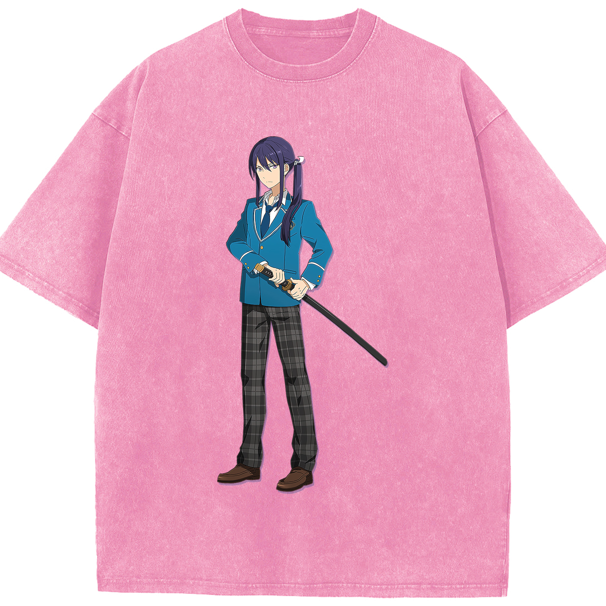 （画像用） あんさんぶるスターズ! Ensemble Stars 綿100% ヴィンテージ風 半袖Tシャツ（フロントプリント）
